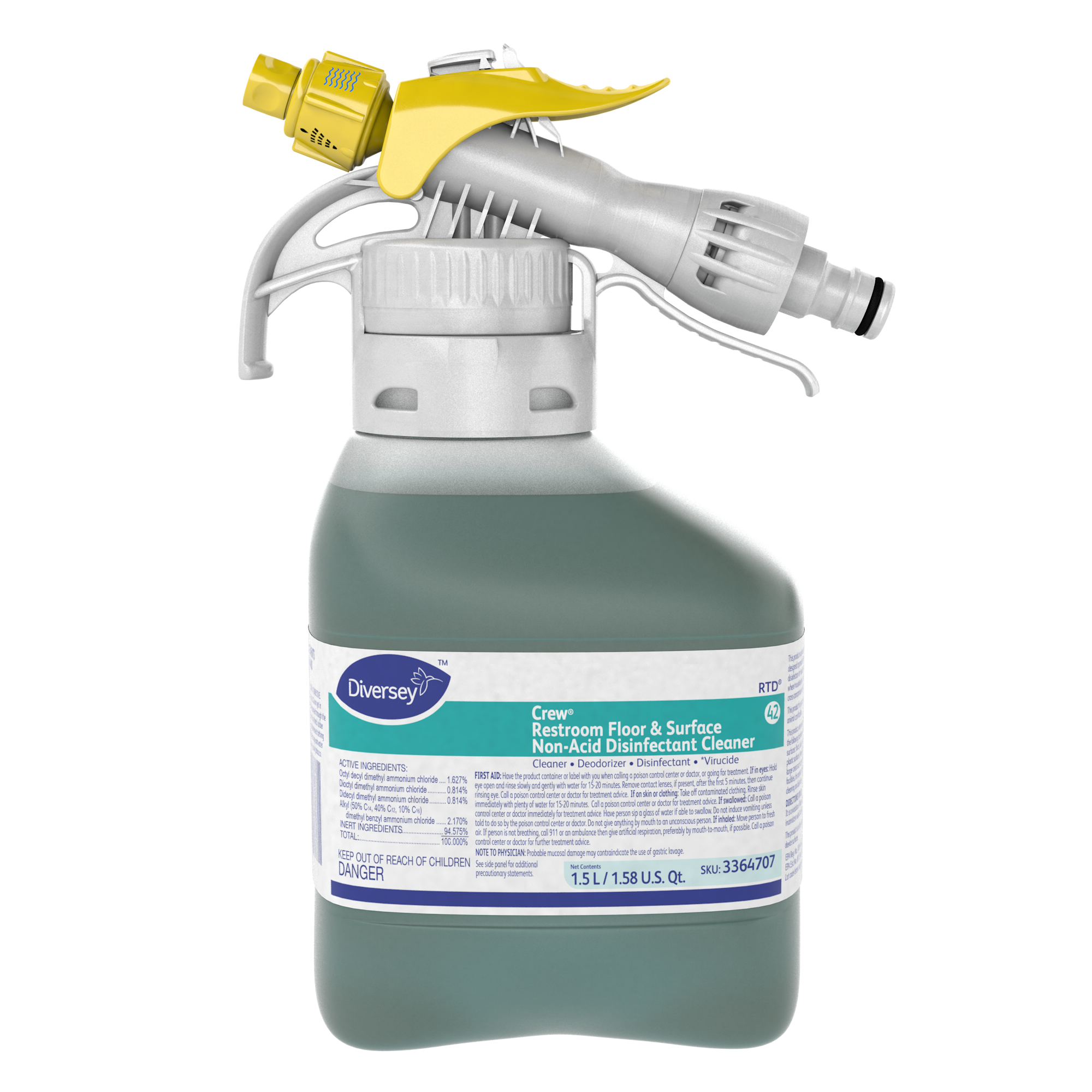 #42 CREW RESTROOM CLNR NA SPRAY RTD 2/1.5L/CS
